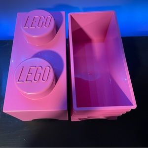 Pink Lego Storage Brick 🎀
